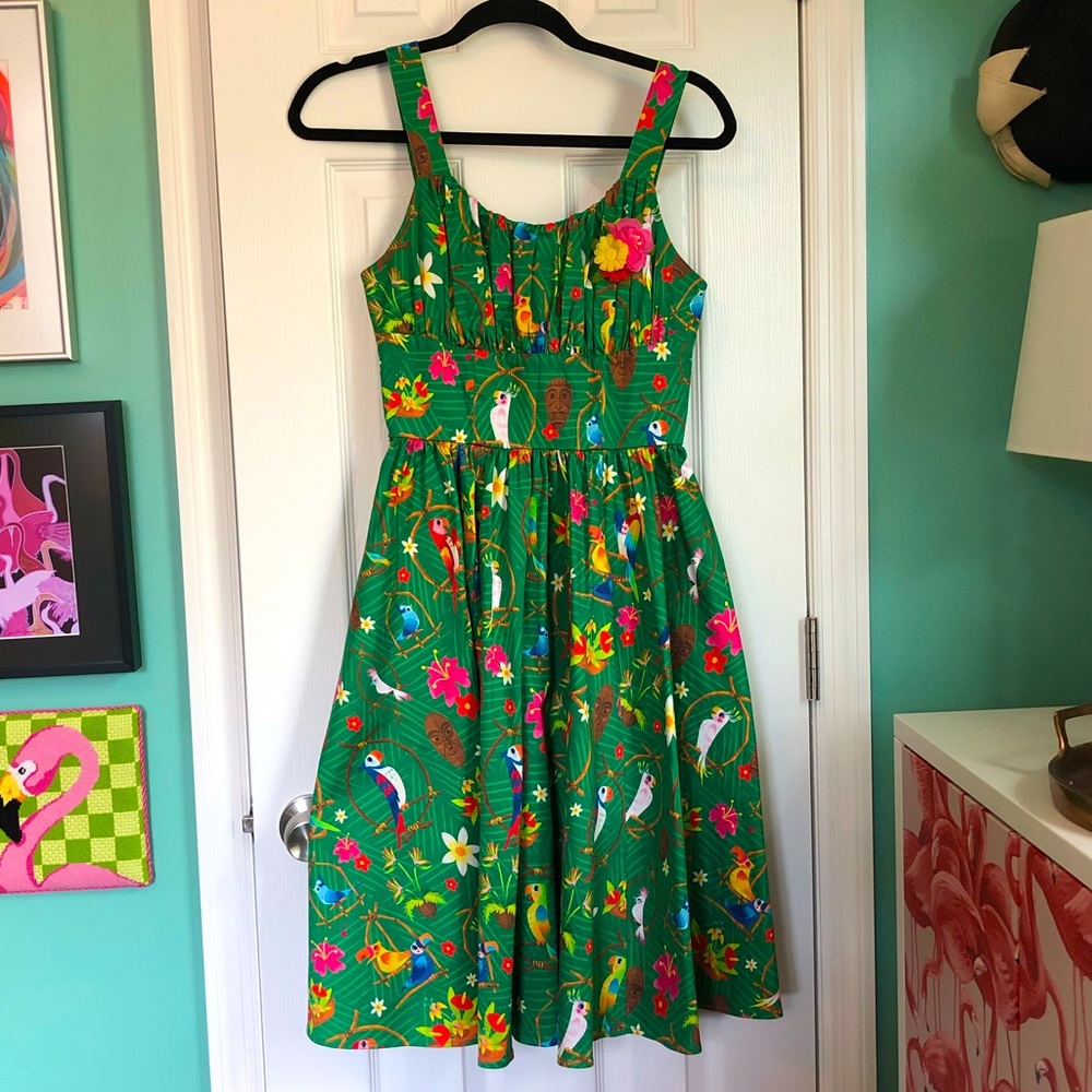 Disney Dress Shop Tiki Room dress sz S SOLD OUT